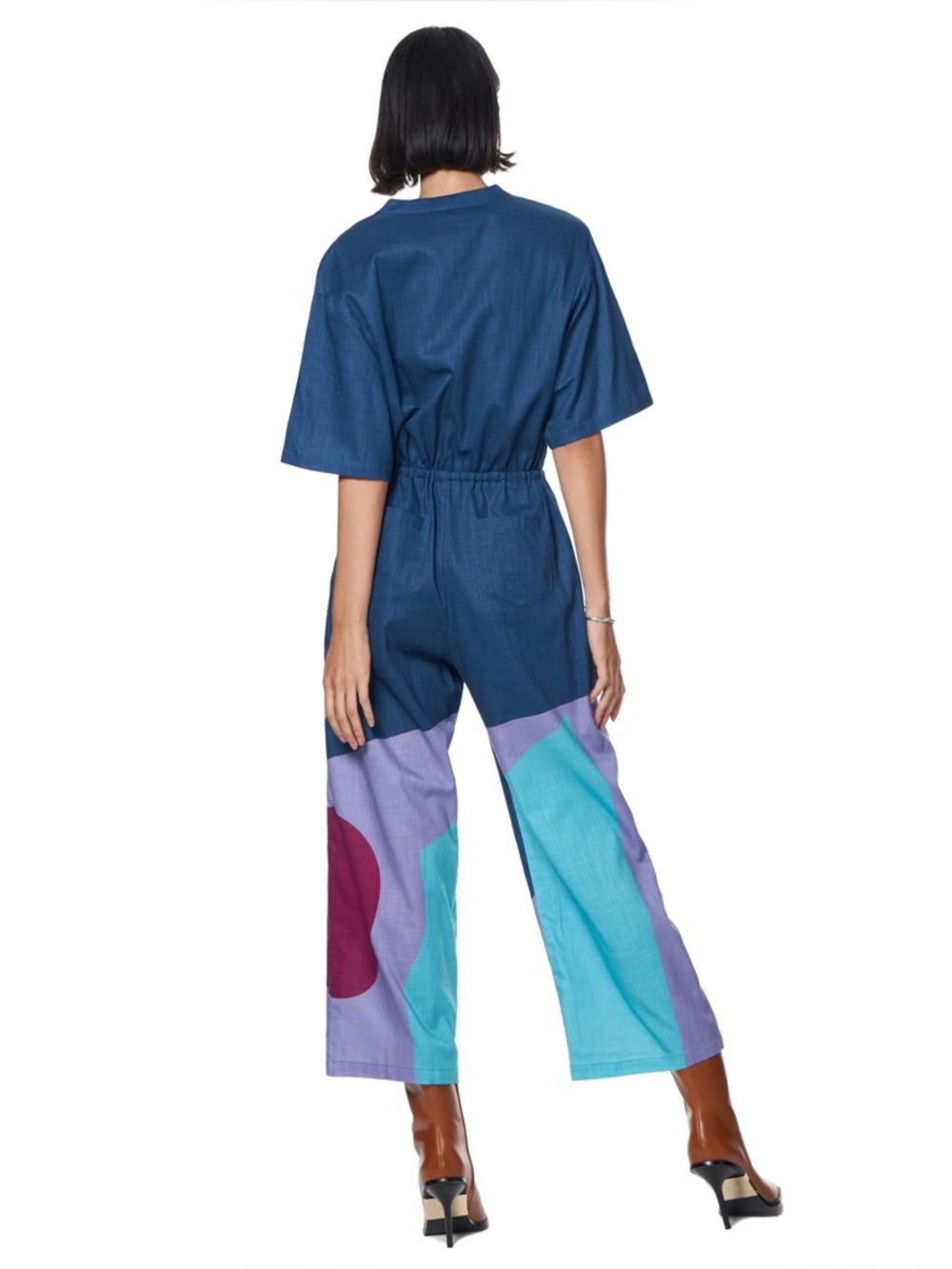 THE KIT l Issa Jumpsuit | Ocean Cut Paper - Picture 5 of 5